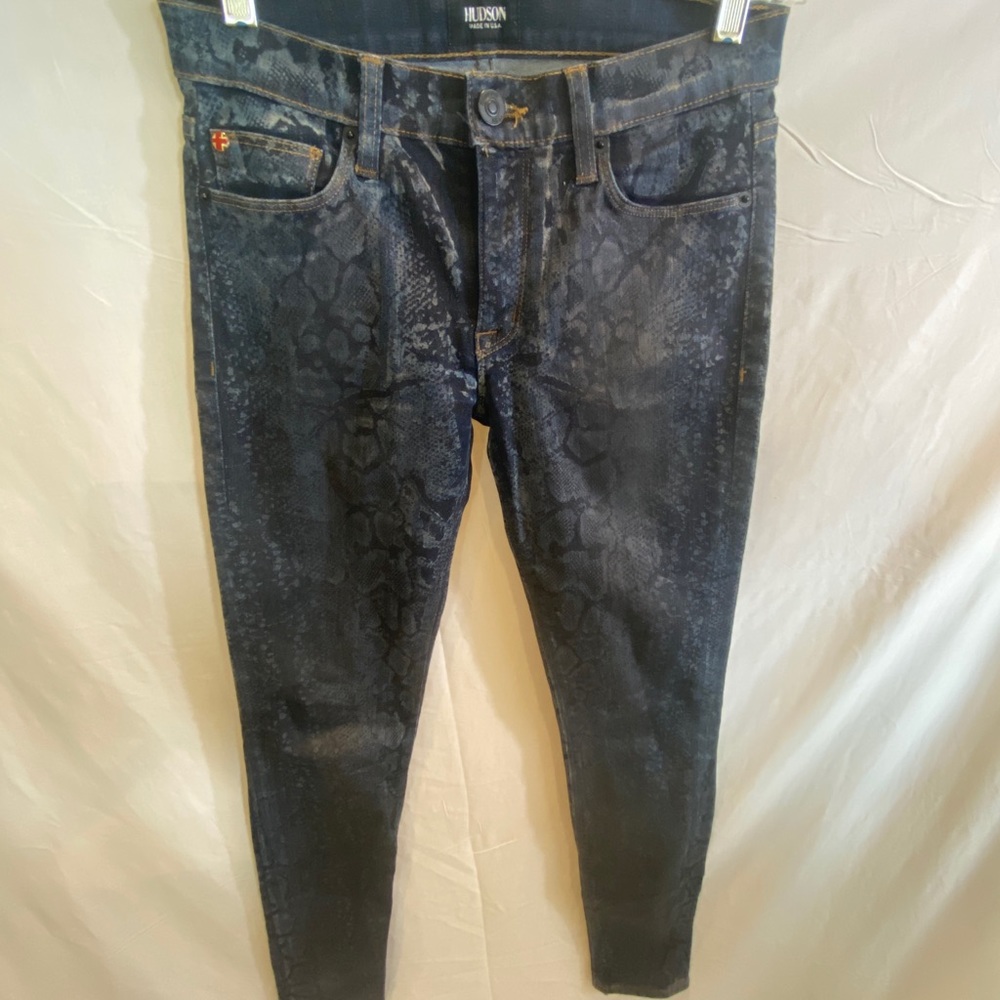 Hudson Jeans Snakeskin Print Denim Size 25 - Picture 6 of 10